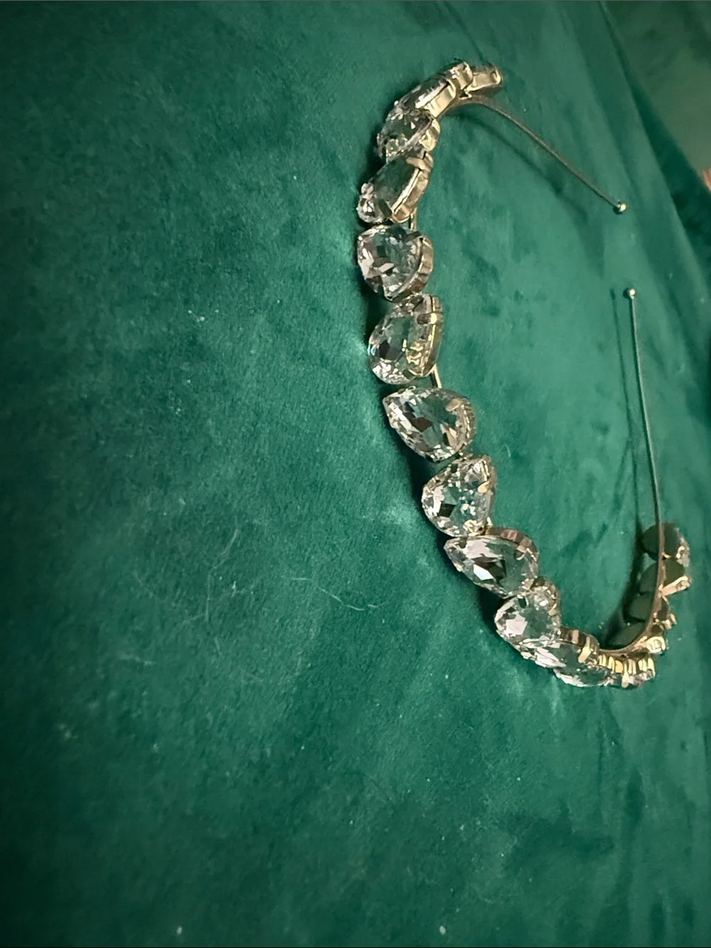 Crystal Jeweled Headband - Clear Crystal Accents - NEVER WORN BRAND NEW